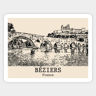 Béziers - France Sticker